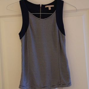 Banana Republic Striped Stretch Cotton Top
